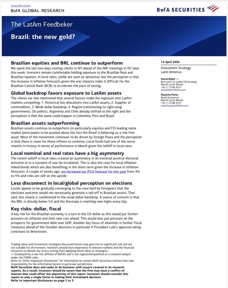 “Brazil: the new gold”