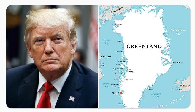 Trump officially calls for the purchase of Greenland, stating: