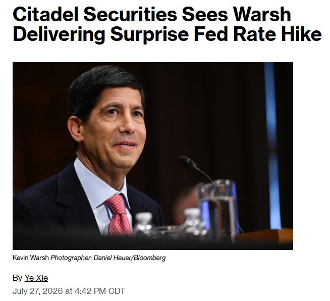 Fed will deliver surprise rate hike this week, says Citadel