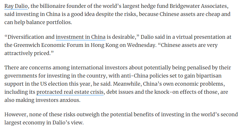 Ray Dalio says benefits of investing in China outweigh risks