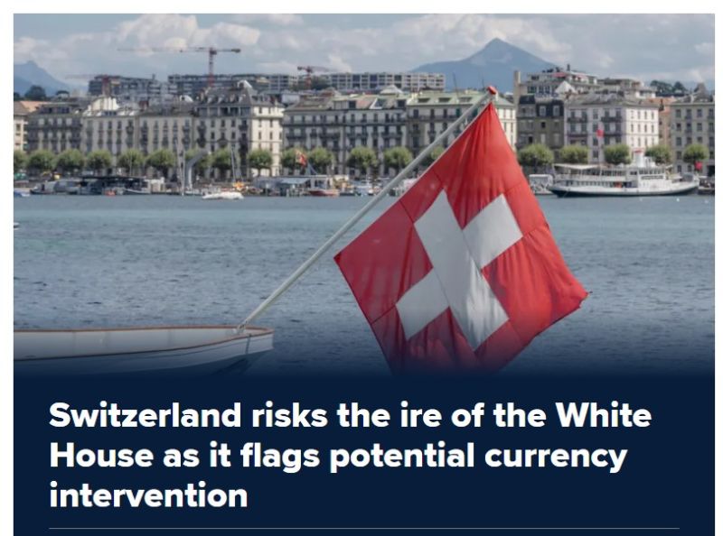 Swiss National Bank Signals Aggressive Currency Intervention