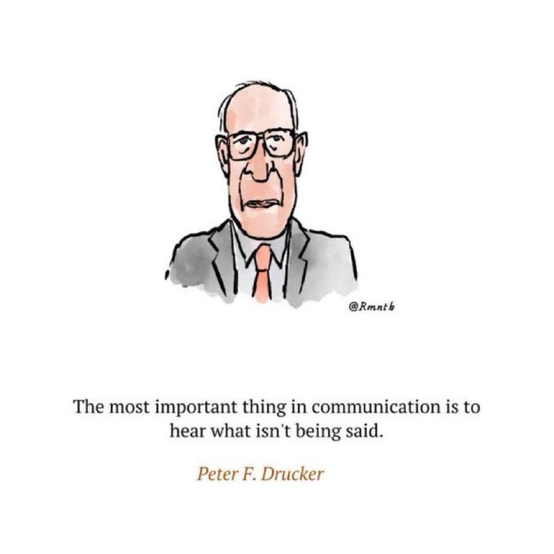 “The biggest communication problem is we don't listen to understand. We listen to reply.”