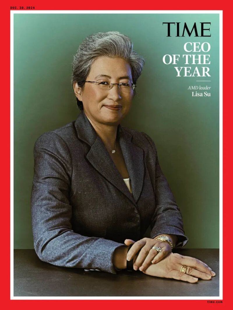 AMD CEO Lisa Su was just named CEO of the year by TIME Magazine