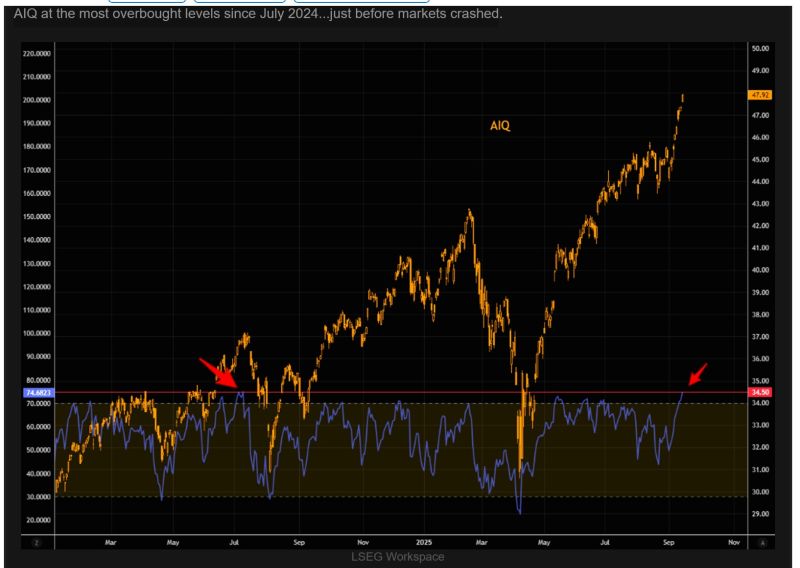 Is AI seriously overbought?