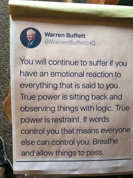 True power according to Warren Buffet