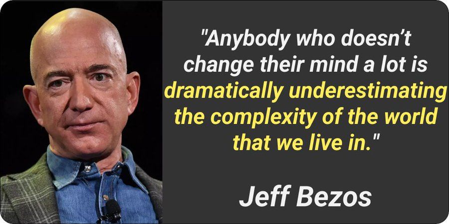 Inspiring quote from Jeff Bezos