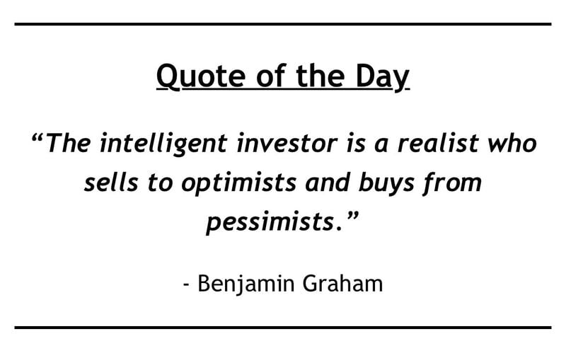 Quote of the day by Ben Graham
