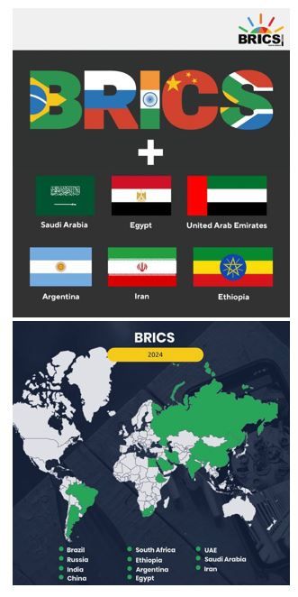 The BRICS economic coalition of emerging markets has decided to extend membership invitations to six nations.