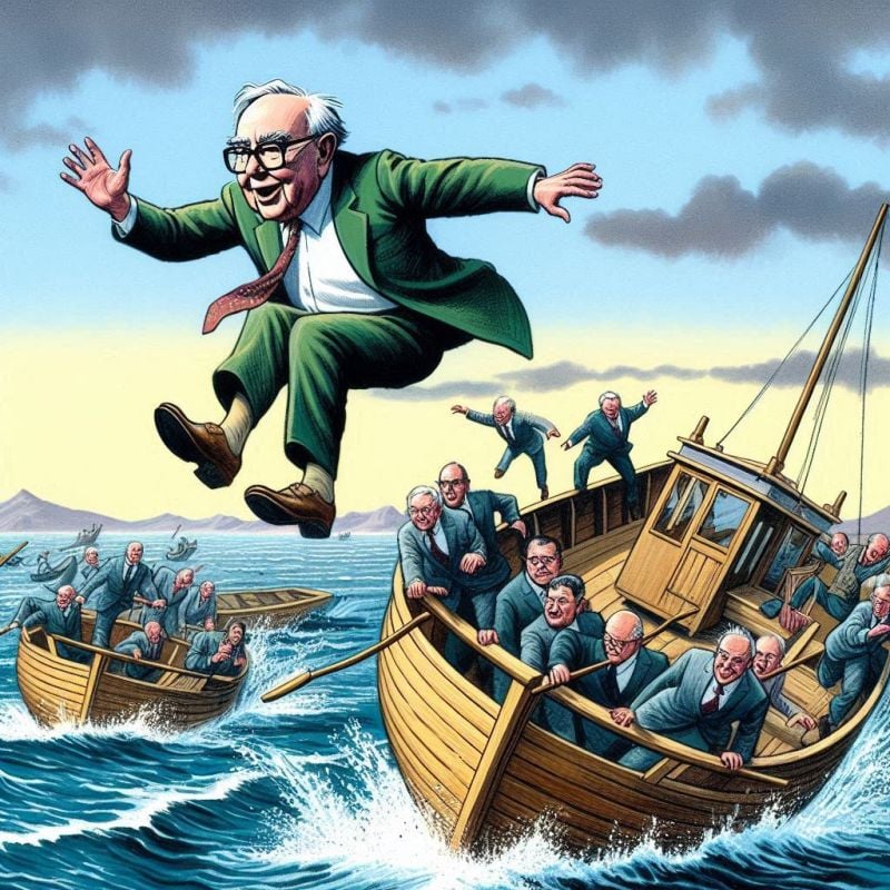 “Should you find yourself in a chronically leaking boat, energy devoted to changing vessels is likely to be more productive than energy devoted to patching leaks.”- Warren Buffett