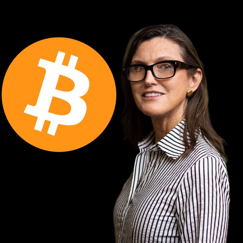 NEW: Cathie Wood says $600,000 Bitcoin is the base case but could go higher because of scarcity, institutional adoption and a spot bitcoin ETF