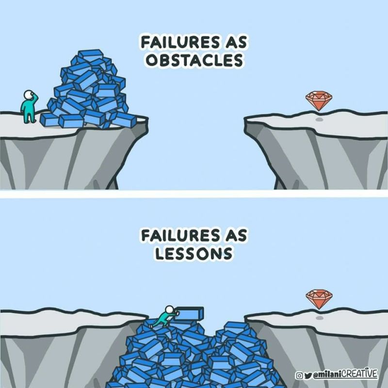 Failures as lessons