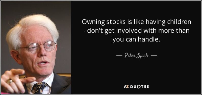 Peter Lynch about the risks of over-diversification