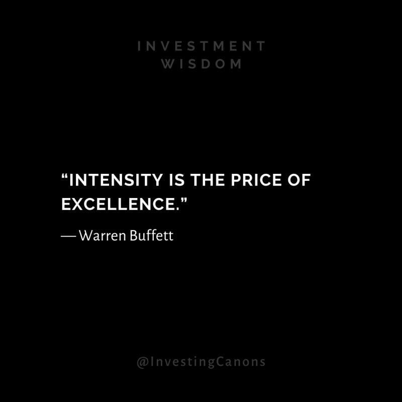 real price of excellence