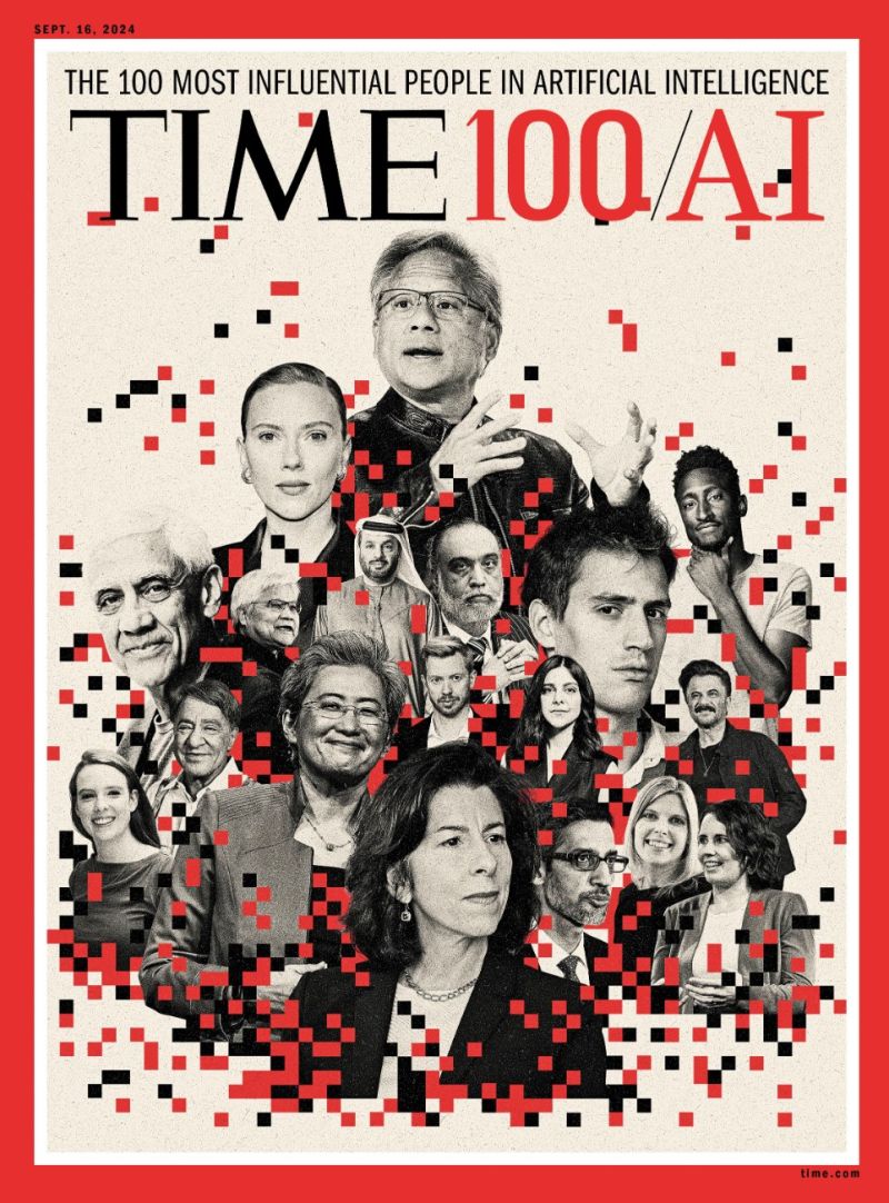 TIME's new cover: The 100 most influential people in AI