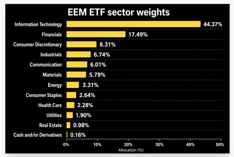 The King of Tech... $EEM iShares Emerging Markets ETF isn't what it used to be.