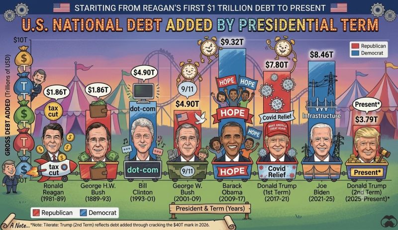 $40 trillion in debt
