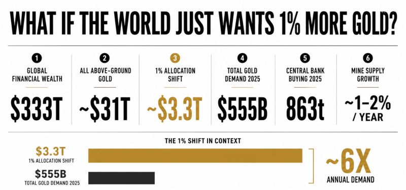 The $40 trillion US debt problem may be one of the strongest arguments for gold - Advait Arora on X