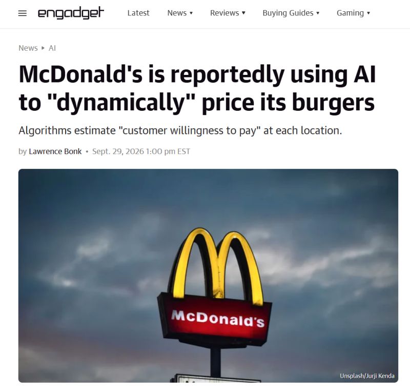 Same Big Mac. Two miles apart. Two very different prices.