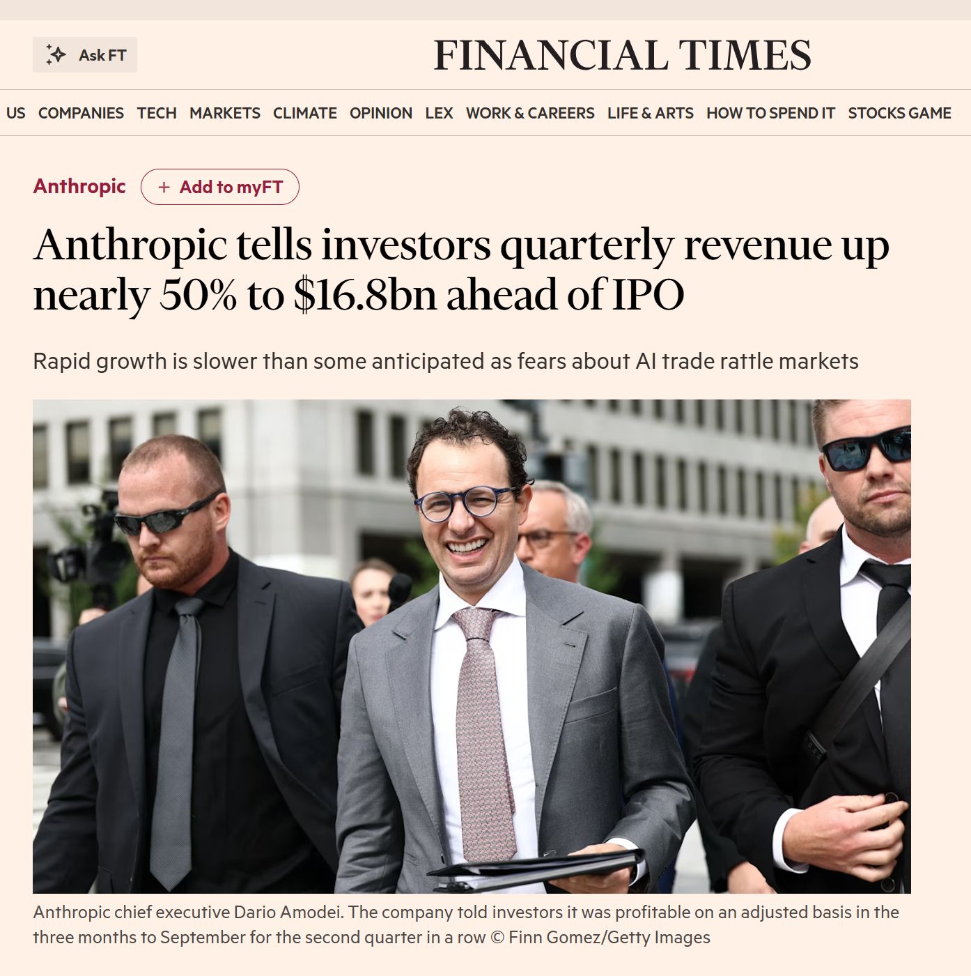 Anthropic just printed $16.8bn in ONE quarter.