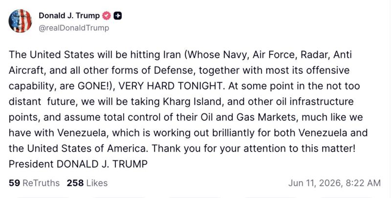 PRESIDENT TRUMP JUST POSTED THIS: 