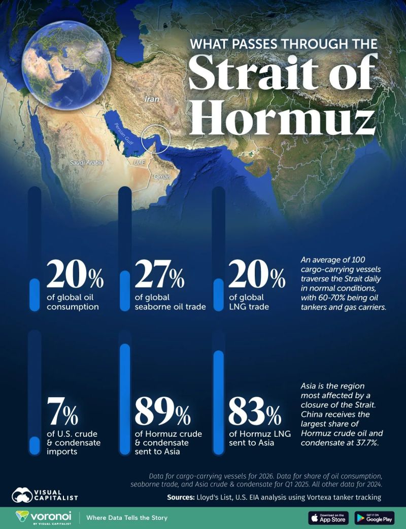 The Strait of Hormuz just shut down.