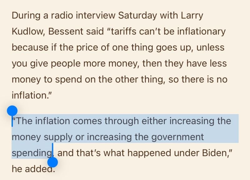 Scott Bessent on tariffs: