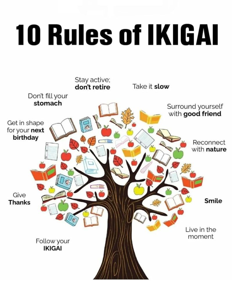 10 Rules Of IKIGAI.