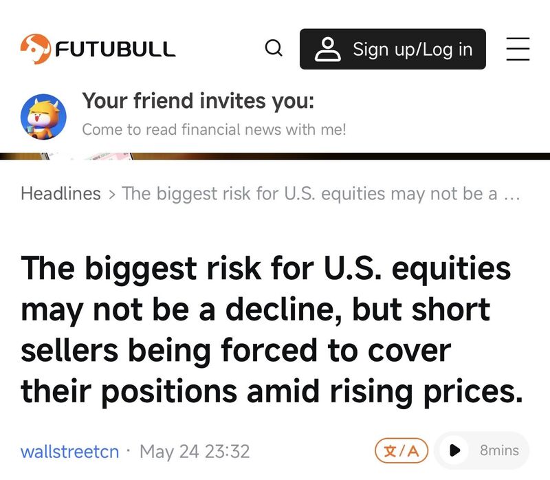 Short Squeeze Risks Rising?