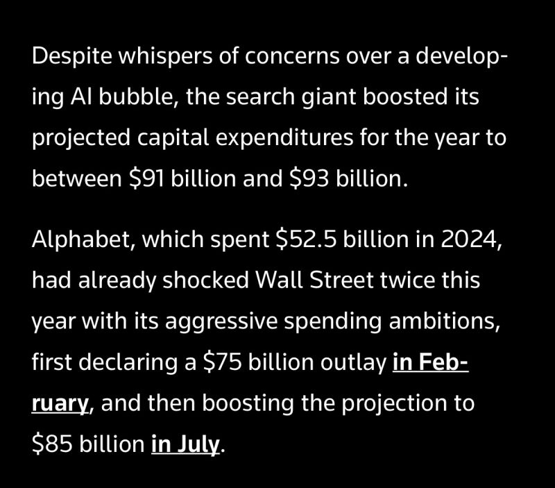 Very important read-through of yesterday's mega cap tech earnings ➡️
