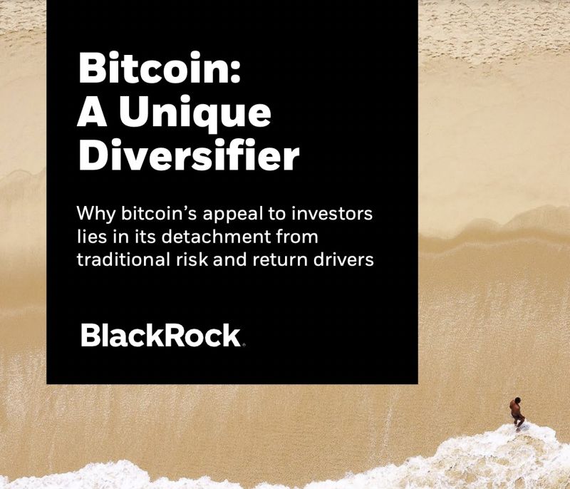 BlackRock just put out a nine-page white paper that makes case for bitcoin ETF as a 