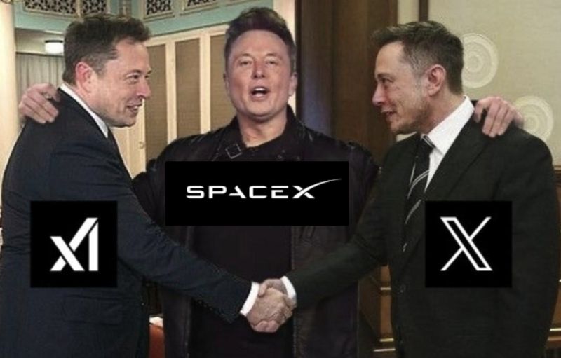The new merger between xAi and SpaceX means the following are all under one company