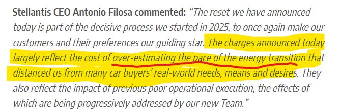 Shares of automaker Stellantis plunged 23% in European trading on Friday