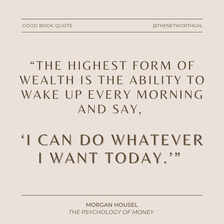 Quote of the day by Morgan Housel: