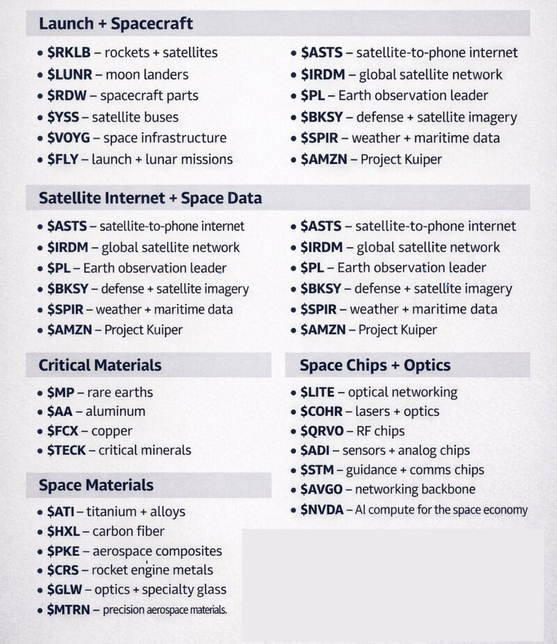 WHEN SPACEX IPOs, THESE ARE THE STOCKS THE MARKET WILL CHASE NEX