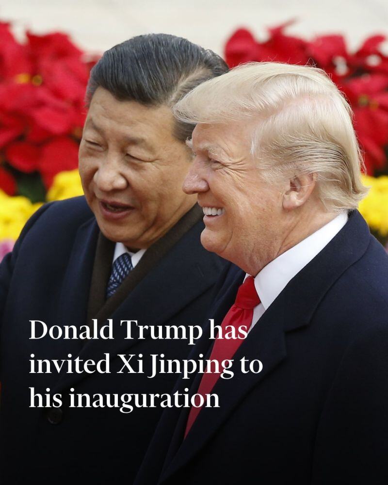 ✔️ The move is an early sign that the US president-elect intends to resume the high-level engagement with China's leader that marked his first term.