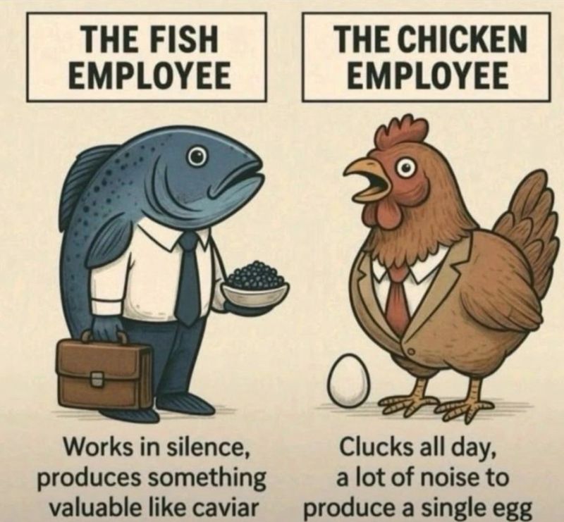 The best organisations don't reward noise, they reward impact.