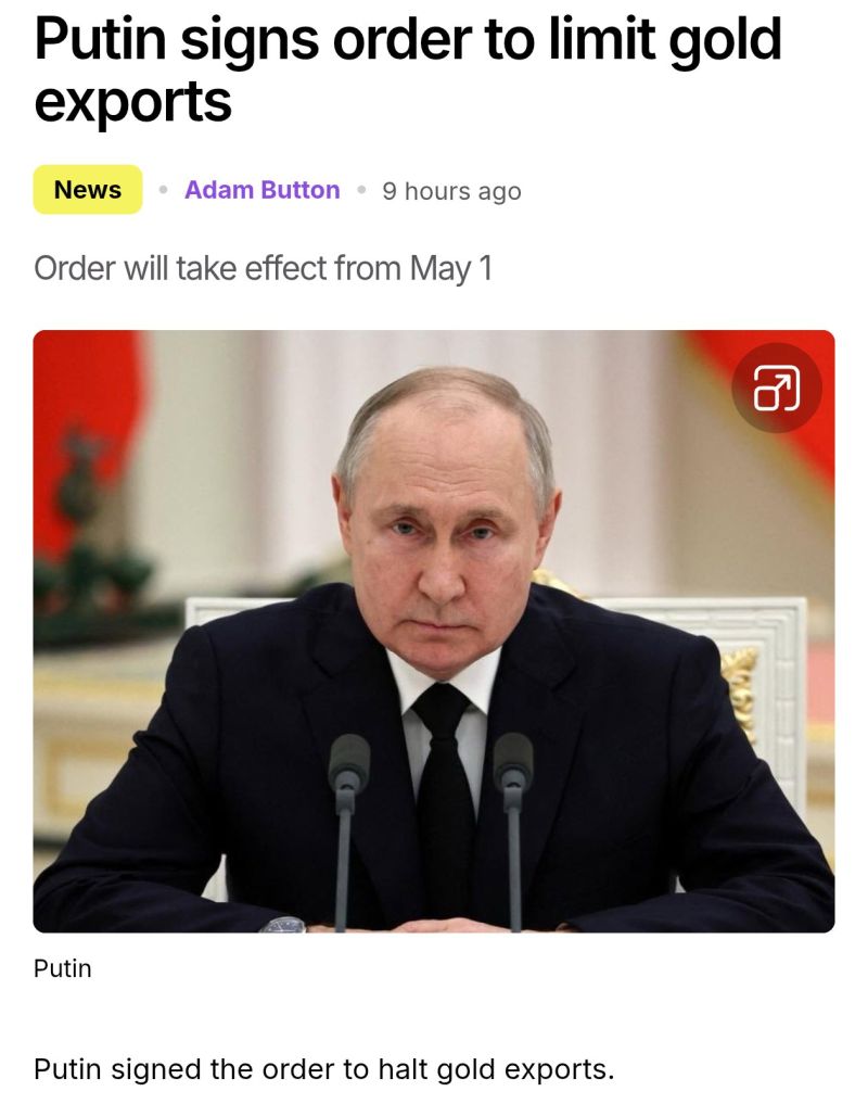 Russian President Vladimir Putin signed decrees Wednesday restricting cash and gold exports as part of a broader campaign to combat the shadow economy and curb capital flight.