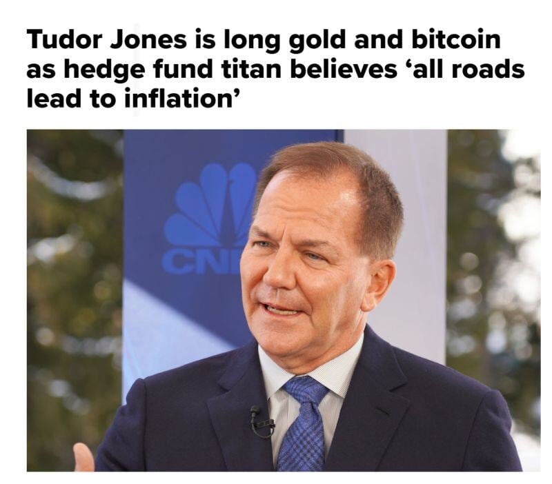 Billionaire investor Paul Tudor Jones today on CNBC: