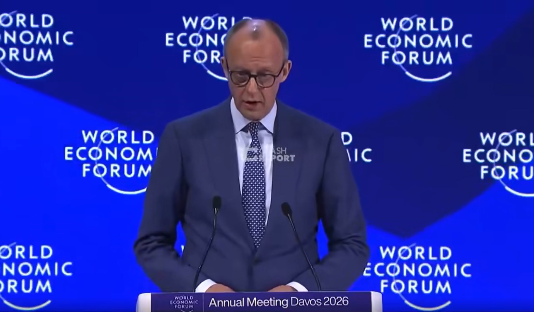 Excellent comments by German Chancellor Friedrich Merz in Davos today