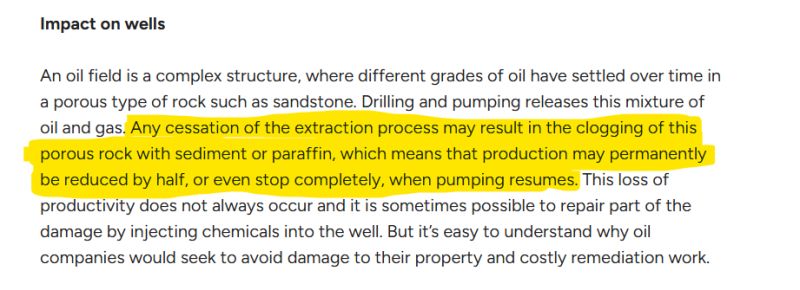 Part of US strategy: Iran is running out of storage for oil. Once they stop pumping, it can damage oil field production capacity.