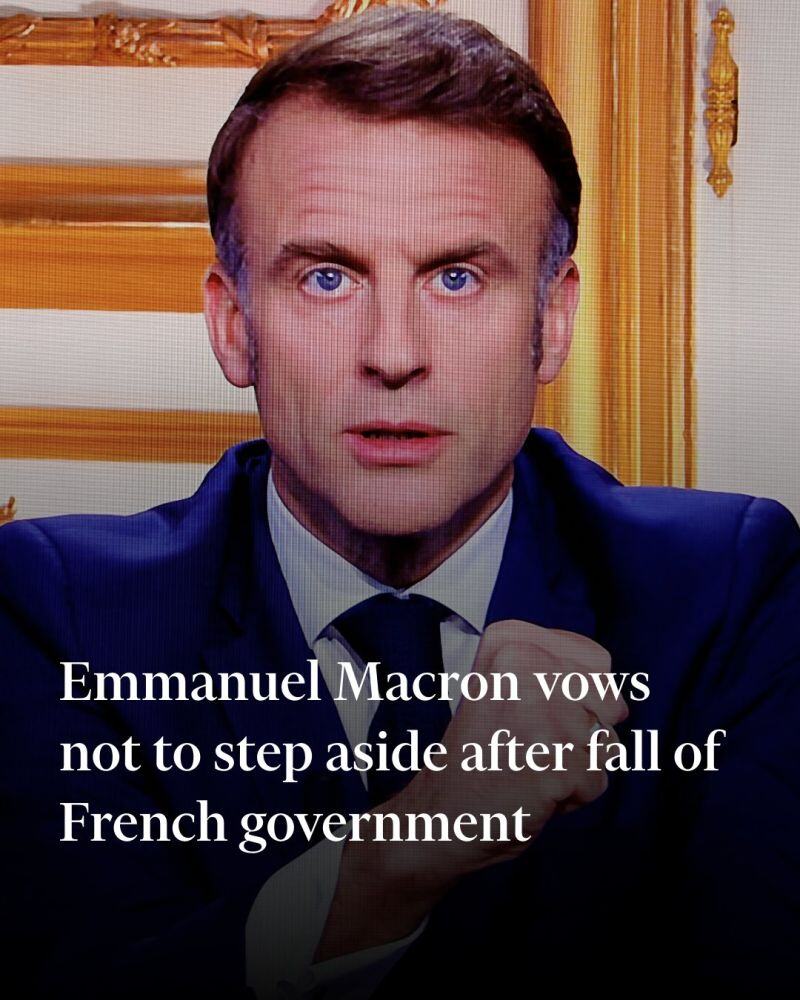 French President Emmanuel Macron came out fighting against opposition parties who he said “chose chaos”