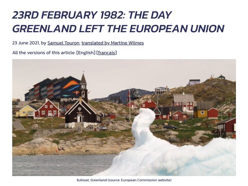 GREENLAND fact check #1: Greenland is NOT part of the European Union, despite being an autonomous territory within the Kingdom of Denmark, which is an EU member state.