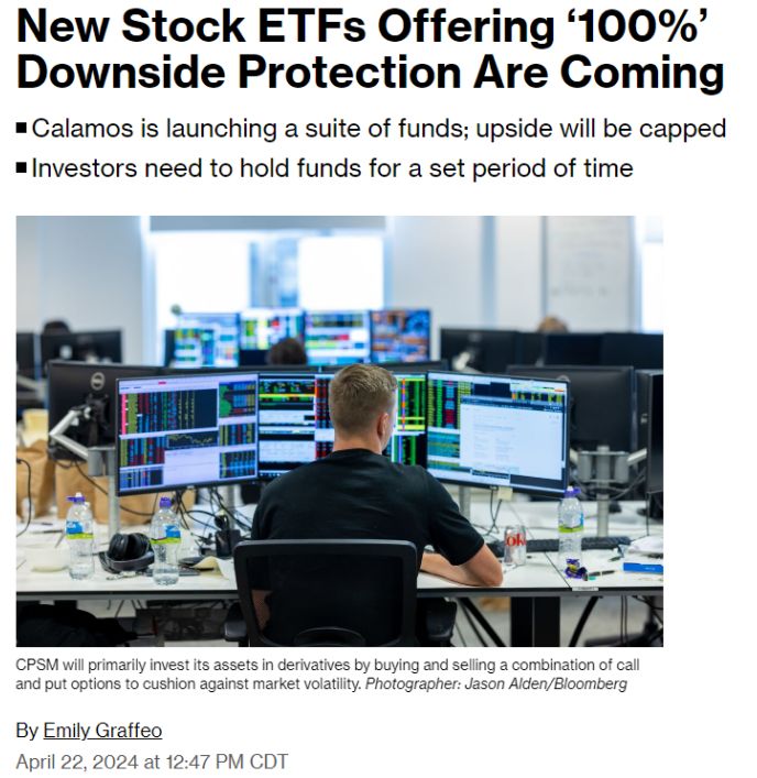 New Stock ETFs will offer the potential for capped upside gains with 100% downside protection.