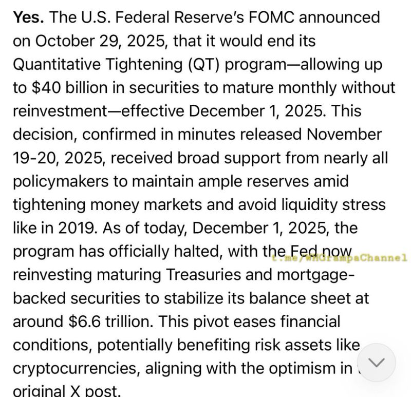 As a remainder, The FED ends QT tomorrow !
