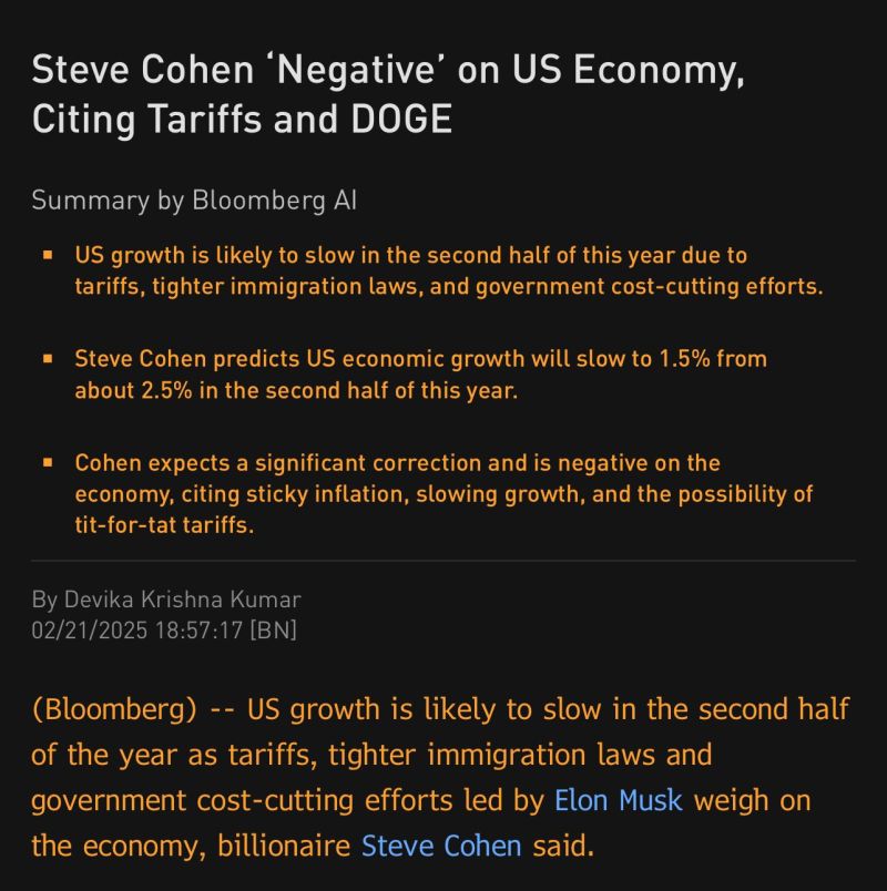 “I’m actually pretty negative for the first time in a while,” Cohen said.