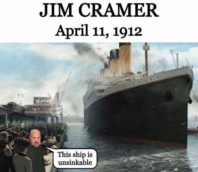 One of the most famous Jim Cramer meme