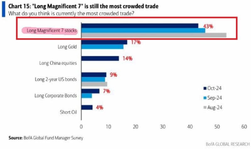 🔥LONG MAGNIFICENT 7 IS THE MOST CROWDED TRADE ACCORDING TO GLOBAL INVESTORS🔥