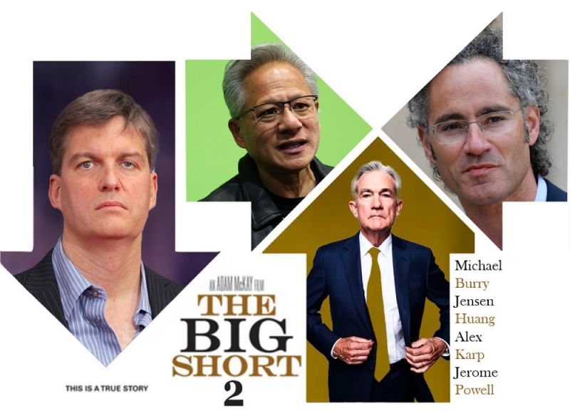 Michael Burry's hedge fund has 80% of it's $1.38B portfolio on Nvidia & Palantir puts