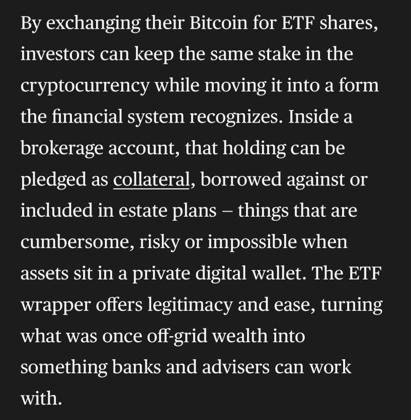 Some Bitcoin whales are doing custom creations of $IBIT