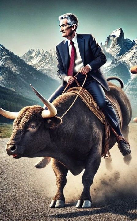 The Federal Reserve delivered 25bps, as expected. So why are Dow, Nasdaq surging, Russell 2000 skyrocketing, cryptos soaring while bond yields are plummeting?